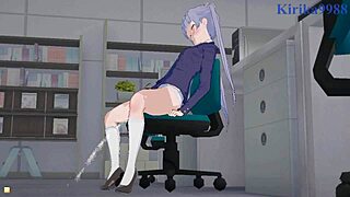 Aoba Suzukaze และ Hifumi Takimoto ในเซ็กส์ฟูทานารีแรง