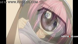 Hé, prof pervers exploite les lesbiennes du campus en hentai !