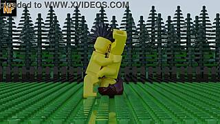 Pornografía Lego con anal, mamada y lamer coño en acción 3D salvaje
