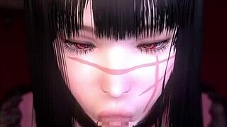 Chainsaw Man bundet stramt i hentai bondage-scene