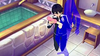 ソードアートオンライン ヤオイ キリトの手コキ ジャパニーズアジアンマンガアニメゲーム