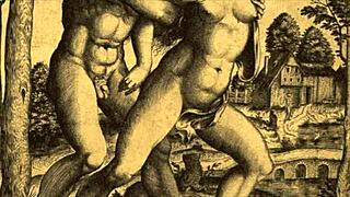 Arte erótico vintage audaz en detalle impresionante