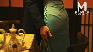 中国マッサージパーラーEP5でSu Qing Keが激しく騎乗位
