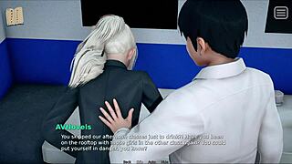 مضايقي الذي أصبح عشيقي ينيكني بزبه الكبير في اللعبة