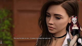 大学の売春宿ゲームでのフェラ、すごく気持ちいい