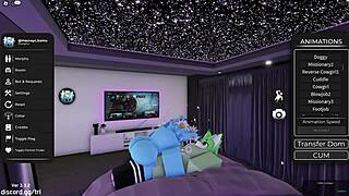 Roblox毛茸茸同性角色激烈口交场面