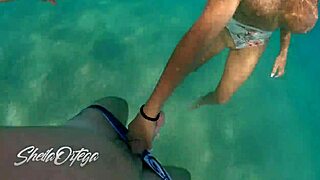 Bintang Porno Sheila Ortega Hisap dan Ngentot di Bawah Air Saat Snorkeling Liar