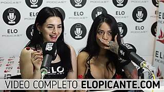 バイセクシャルレズがおしゃぶりキャンディキスプレイ