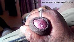 Indian Babe Teases with Black Cock in Steamy Cumshot Clip