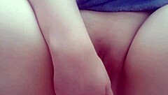 Hot Young Amateur Masturbates Pussy