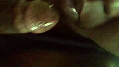 Wow, the ebony black amateur gives good head in homemade blowjob. She sucks the big cock