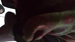 Wow, the ebony black amateur gives good head in homemade blowjob. She sucks the big cock