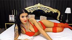 Big tits bounce during intense action