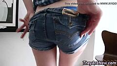 I fingered the first time teen 18+ in an interracial masturbation session with amateurs