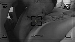 Behind the scenes, hot brunette engages in interracial anal with huge cock