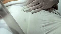 White Pants Punishment Involves Spanking Pussy