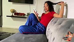 How long can she edge him with that deepthroat blowjob?