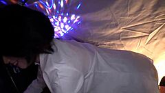 Japanese Babe Rides Toys Hardcore, Natural Tits Bouncing in Amateur Cumshot Scene