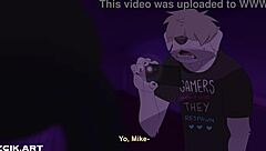 Furry prank turns into gay sexual experience