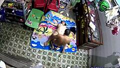 my vietnamese wife caught in a steamy moment