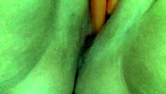 BBW Inserts Carrot For Juicy Anal Fun