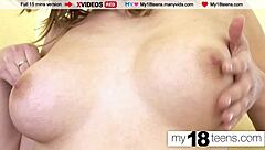 Sexy Blonde Teen Masturbates Wet Pussy to Orgasm