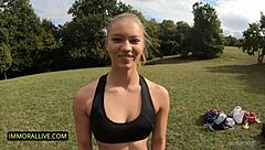 Athletic teen gets double crossed by her coach and teammate