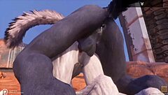 Lobo Alfa Comendo A Loba Gostosa