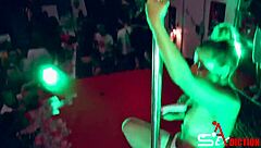 Double show features dancing girls in Seb-2014 performance