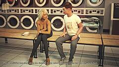 wife and mother-in-law play game