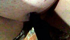 i masturbate with black dildo while bound and masked with face cover