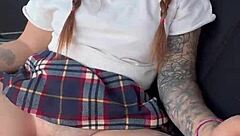 Interracial with a well-endowed guy