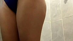 Teen sister masturbates to big tits orgasm!