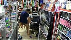 Reviewing security cameras reveals a surprising mature massage session