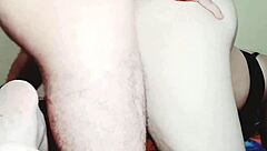 I am demonstrating fingering techniques on a clear model for clarity