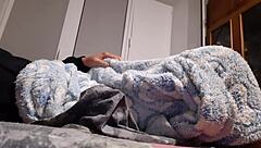 cold apartment muff diving warms girls up