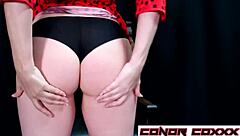 Dana DeArmond gives Conor Coxxx cuckold blowjob?