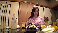 Masochistic Japanese cum milk cumshot session.