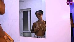 Happy Babe In Bathroom Fun