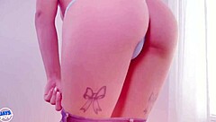 Sydney Cole, perfect blonde teen 18+, gives an amazing POV blowjob 😘