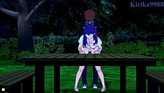 sakura matou and rider and shirou emiya in intense fate stay night hentai scene