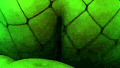 Ebony cowgirl rides in black style