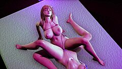 Honoka Fucks Another Girl in Hentai Cartoon Anime 3D Scene