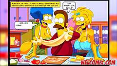 Best Butt Scenes From Simptoons Simpsons Porn Featuring Big Asses.