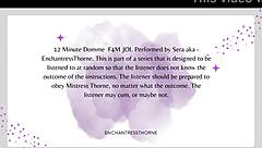 femdom gives jerk off instructions and denies orgasm in this session