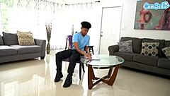 big tits milf makes her stepson cum in her panties secretly