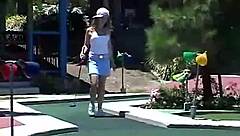 Petite teen april decides to go solo outdoors for some teasing masturbation.