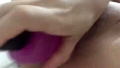 Chinese Balls and Vibrator in Tight Asian Vagina