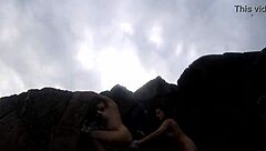 lady milf joy cardozo on the beach