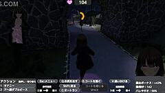 Sereka exposes in naked coat outdoors.